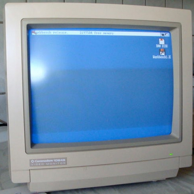 Commodore 1084S-D1 with gray badge