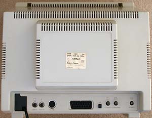 Commodore 1081 Monitor Rear Side