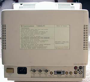 Commodore 1084S-P1 Rear Side