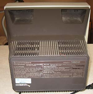 Commodore 1802 Rear Side