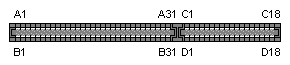 62+36 PIN EDGE CONNECTOR FEMALE