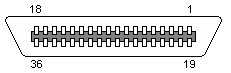 36 PIN CENTRONICS FEMALE